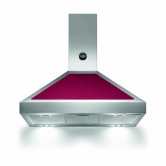 La Germania Americana K90AMHVI Απορροφητήρας Καμινάδα-Τζάκι 90cm Κόκκινος